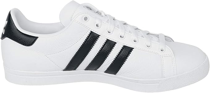 adidas coast star white and black
