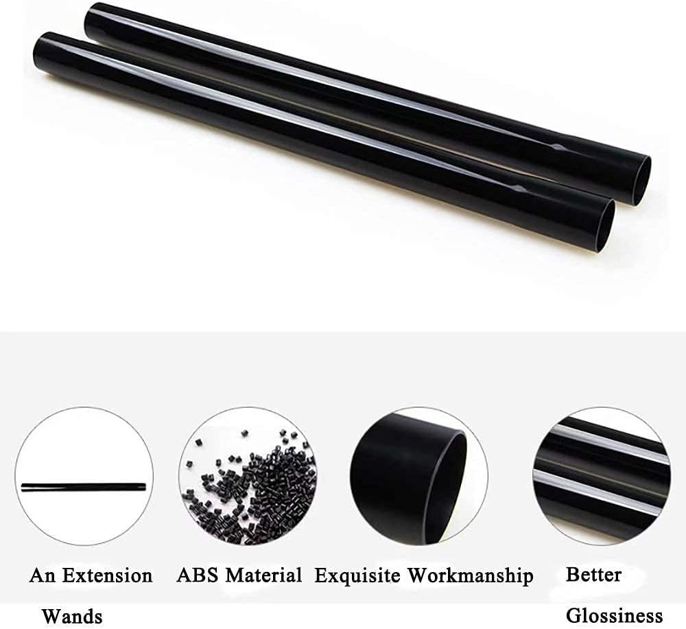 6 Pcs 1.25inch Universal Vacuum Extension Wands Shop Vac Accessories for Shop Vac, Oreck, Hoover, Kirby, 1-1/4" Friction Fit Diameter Extension Tube Wand, Vacuum Cleaner Extension Wand Attachments Set -