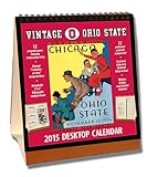 Ohio State Buckeyes 2015 Easel Desktop Vintage Football Calendar by 