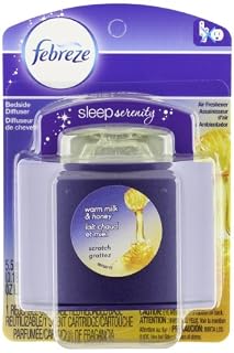 Febreze bedsize diffuser Air freshener sleep serenity warm Milk&Honey (037000866756)