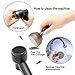 HONKYOB USB Mini Vacuum Cleaner Desktop Dust Cleaner Collection Tool with Brush for Cleaning Keyboard Dust,Bread Crumbs,Paper Scrap,Eraser Crunbs,Cigarette Ash,Car Device,Black