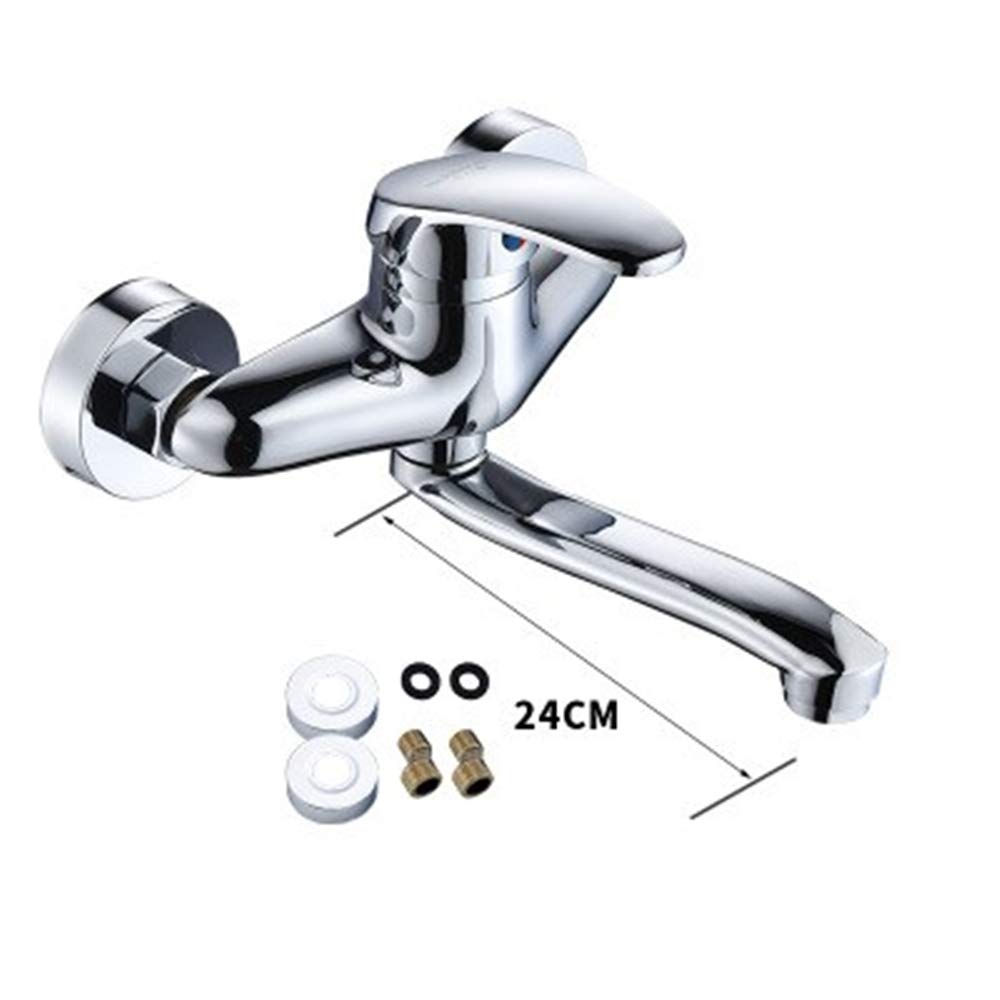 DHKJ Grifo De Cocina De Cobre Montado En La Pared Grifo De Agua ...