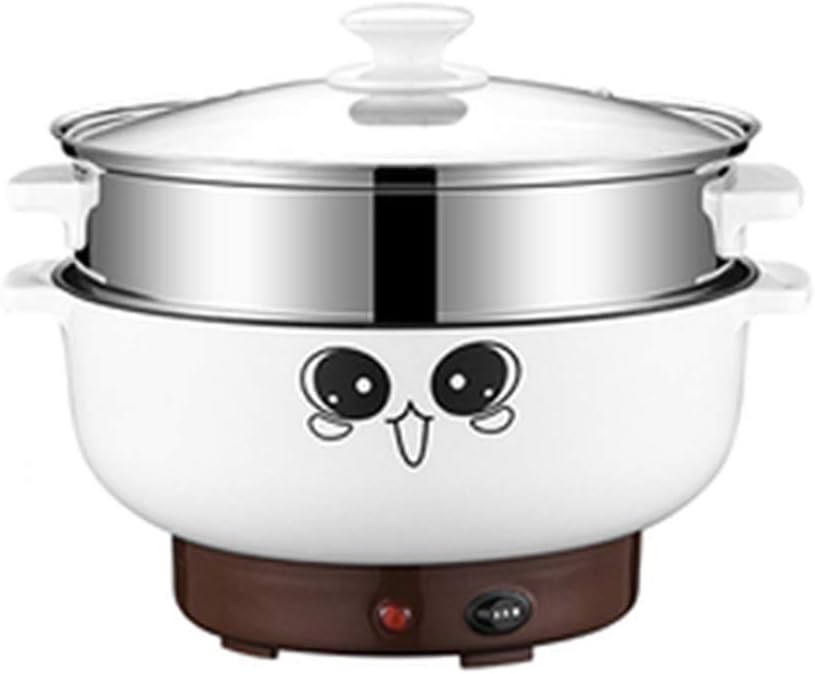 Mini Portable Electric Skillet Multi-Function Slow Cooker Kettle Cooking Pots Non-Stick Frying Round Pan & Pot Cookware Rice Maker Electric Pot Travel Cooking Kettle Pot,1.5L/2L/2.5L/3L/3.2L