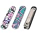 Nail Clipper Set Nail File Swing Out Nail Cleaner/File - Popular Gifts for Men & Women Best Nail Care for Manicure Pedicure Home & Travel Manicure Set (Gold)