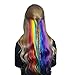 10pcs Colored Clip in Hair Extensions 22