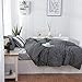LIFETOWN Jersey Knit Cotton Duvet Cover Twin, Twin XL Black White Striped Duvet Cover Set 3 Pieces, Super Soft and Easy Care