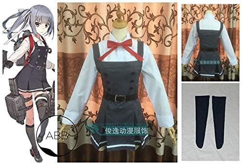 Amazon バーサービス株式会社コスプレ衣装 肩掛け 靴下 艦隊これくしょん 艦これ 朝潮 霞改二 風 全セット L 女 コスプレ 仮装 通販