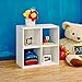 Way Basics 4 Cubby Bookcase, White