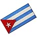 Cuba Flag Embroidered Patch Cuban Iron On Sew On National Emblem