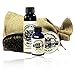 Mountaineer Brand Beard Grooming Care Kit for Men, Beard Oil (2oz), Conditioning Balm (2oz), Wash (4oz), Brush, WV Pine Tar Scent