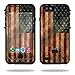 MightySkins Skin Compatible with LifeProof FRE Power iPhone 6/6S Case wrap Cover Sticker Skins Vintage Flag
