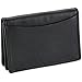 Alpine Swiss Classic Leather Business Card Wallet with ID Window - Expandable pocket - Thin Slim Billfold Credit Card Case