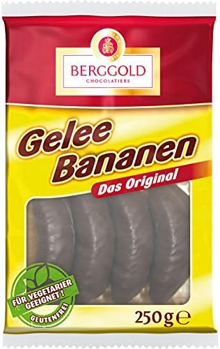 Berggold Jelly Bananas 250g