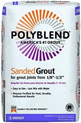Polyblend 59 Saddle Brown 25 Lb Sanded Grout Amazon Com