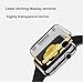 Apple Watch Case Black Full Cover PC Frame Skins with Protective Screen for Apple Watch 38mm iWatch