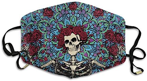 Unisex 3D Grateful-dead Fall Winter Breathing Mask Anti-Wind-proof Hunting Mouth Face Mask