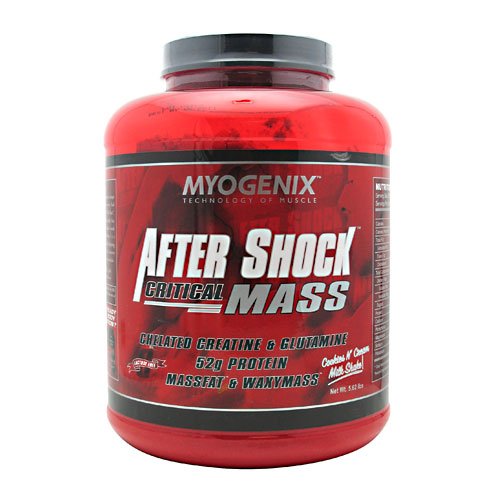 Myogenix AfterShock Critical Mass Cookies and Cream Milk Shake -- 5.62 lbs Myogenix AfterShock Critical Mass Cookies and Cream Milk Shake -- 5.62 lbs