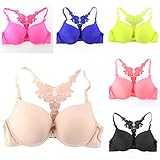 Daxin Women Front Closure Lace Push Up Seamless Bra 32 34 36
