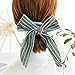 4Pcs Hair Scarves & Hair Scrunchies, Fashion Cotton Hair Ribbon Bow Scrunchies with Solid Colors, Soft Hair Scarf, Bunny Ear Scrunchies, Satin Scarf Hair Ties Bowknot Ponytail Holder for Women Girls