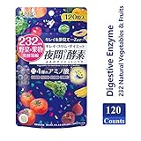 ISDG Night Enzyme Natural Enzymes for Digestion.Weight Loss Supplements for Body-Shaping.120 Count