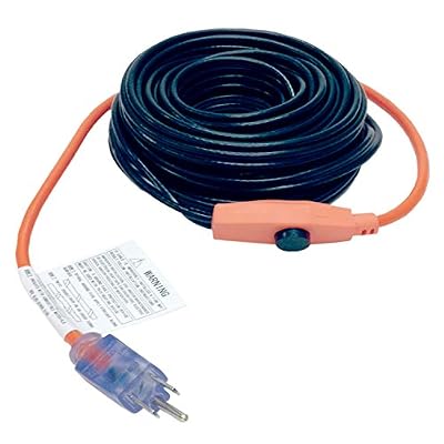 M-D Building Products 4309 Pipe Heating Cable with Thermostat, 3-Foot