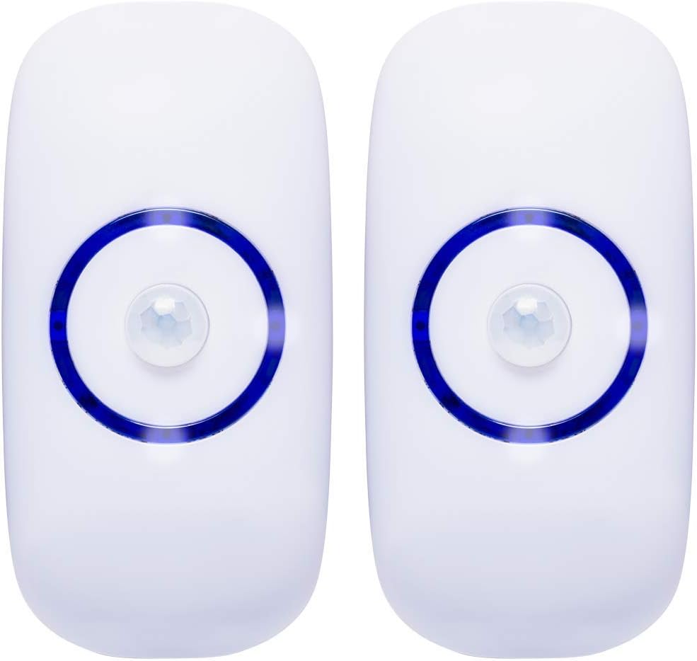 Motion Sensor Night Light, Plug in Motion Detector Led Nightlight Energy Saving Motion Activated Bright Safety Light for Kids and Adults Room, Bedroom, Bathroom, Hallway, Basement and Stairs 2-Pack
