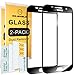 [2-PACK]-Mr Shield For Samsung Galaxy A3 (2017) [Will Not Fit for 2016 Version] [Tempered Glass] [Full Cover] Screen Protector with Lifetime Replacement Warranty