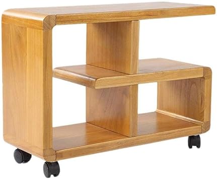 Amazon Com L Life End Tables Side Table Solid Wood Bookcase Corner Cabinet Corner Cabinet With Casters Removable For Home Office Furniture Decor