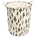 Jacone Durable Cute Toy Storage Basket with Drawstring Closure and Handles /Laundry Hamper Collapsible and Convenient for Kids Bedroom,17.7-Inch by 13.8-Inch (Tree)