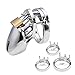 Tooluu CB6000S Cock Cage Chastity Device for Male Penis Exercise, with 3 Different Size 1.57