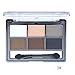 Mallofusa 6 Colors Eye Shadow Palette Eyeshadow Powder Makeup Kit Shimmer Matte Smokey 0.42 oz #3