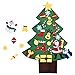 Christmas Decorations, 3ft DIY Felt Christmas Tree for Kids with 28PCs Christmas Ornaments, Xmas Gifts & Christmas Toys for Kids New Year, Door, Wall