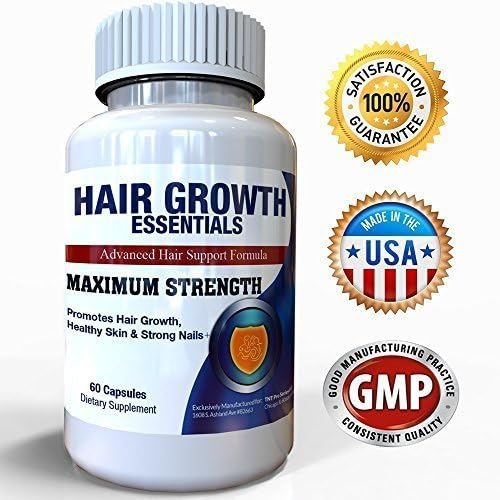 Hair Growth Essentials: #1 Rated Hair Loss Supplement for Women and Men - 30 Day Supply by Hair Growth Essentials