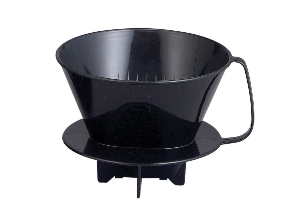 HIC Harold Import Co. Coffee Filter Cone, No.4Plastic, Black Buy Online in United Arab
