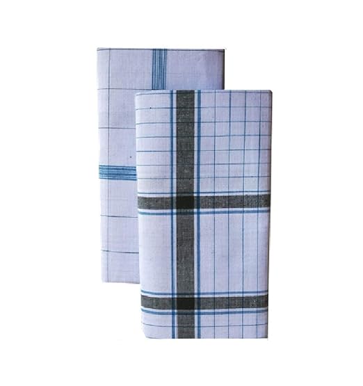 Checkered white Lungi (Pack of 2)