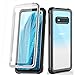 Samsung Galaxy S10 Plus Case, Clear Full Body Heavy Duty Protection, Dropproof Shockproof Tough Rugged Bumper Cover Designed for Samsung Galaxy S10+ Plus, 6.4 inch 2019 Released