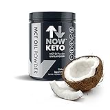 NowKeto Pure MCT Oil Powder - Medium Chain Triglyceride - ZERO Carbs - Ketogenic Diet Supplement - Activates Ketosis, Controls Appetite, Boosts Ketones for Keto Diet. Fast-Acting. 100% Pure.