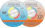 2 BOOT DISKS for RESTORE & RECOVERY for WINDOWS XP 32 & 64 bit