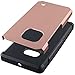 Lumia 730 / Lumia 735 Case - Armatus Gear (TM) Slim Hybrid Armor Case Dual Layer Shockproof Phone Cover for Microsoft Nokia Lumia 730 / Lumia 735 - Rose Gold