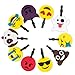 Travel Luggage Tags,10 pack Emoji Suitcase Travel ID Label Tags Holders For Luggage Travel Gears Gifts Identifier Tags