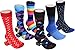 Marino Mens Dress Socks - Fun Colorful Socks for Men - Cotton Funky Socks - 6 Pack - Cool Collection - 13-15