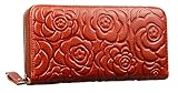 Heshe Womens Long Wallet Credit Card Case Holder Clutch Zippered Around