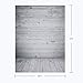 MOHOO 5X7ft Newborn Gray Wood Floor Photography Backdrop Art Fabric Studio Background Photo Props Studio 1.5x2.2m No Wrinkles (Rolled)