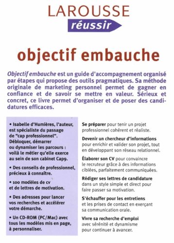 Amazonfr Objectif Embauche Avec 100 Modèles De Cv Et De - 