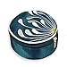 Red Blossom Travel Jewelry Case - Embroidered Chrysanthemum (Peacock),4.5