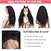 FASHION PLUS HD Transparent Lace Front Wigs Human Hair Deep Curly