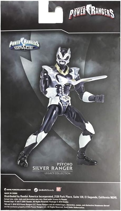 power rangers in space silver ranger action figure