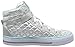 Skechers Kids Shuffles Light Up Sneaker (Toddler/Little Kid), Silver Quilt, 11.5 M US Little Kid
