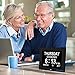 Johnziny Digital Calendar Day Clock- 8 Alarms Dementia Alzheimer Memory Loss Vision Impaired Battery Backup Alarm Clock for Seniors/Elderly with Play Video/Photo Function
