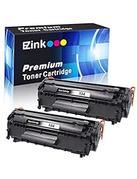 E-Z de tinta cartucho de tóner de repuesto compatible para Canon 104 alto rendimiento, 2 Black Toners
